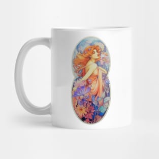Art Nouveau Flower Fairy 02 Mug